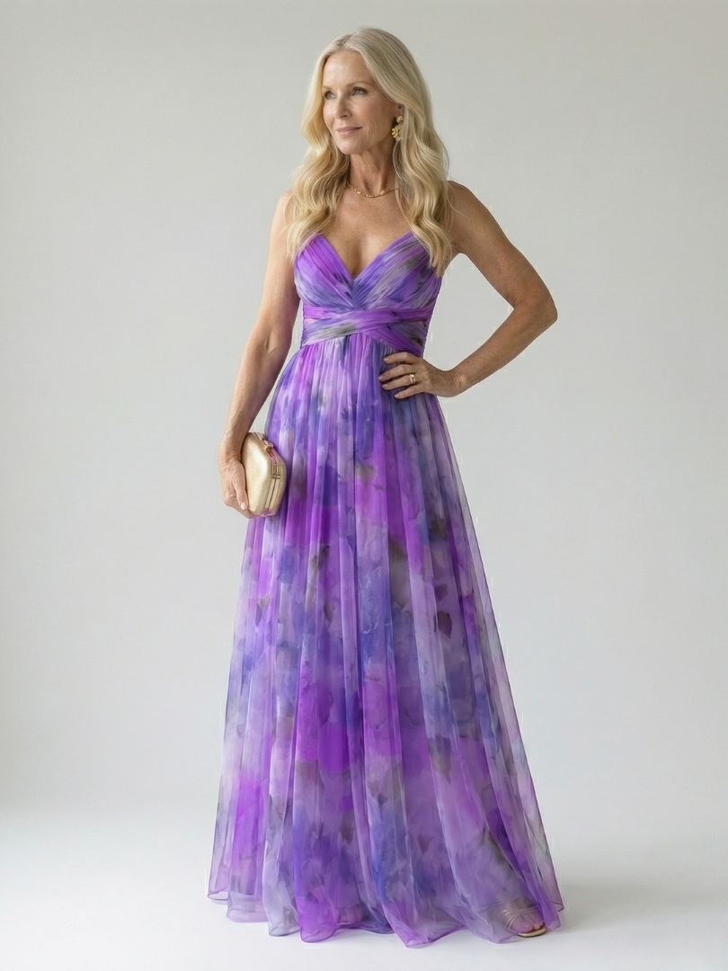 Giselle | Betoverende maxi-jurk met bloemenmotief
