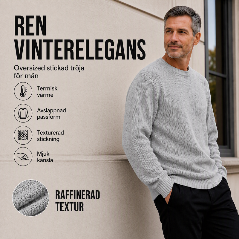 Timo | Heren trui met ronde hals