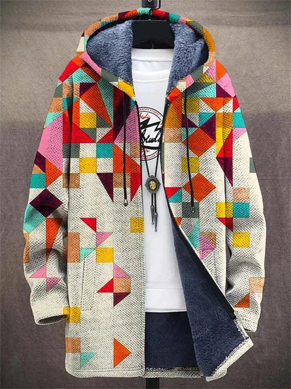 Viviana artistiek vest met capuchon