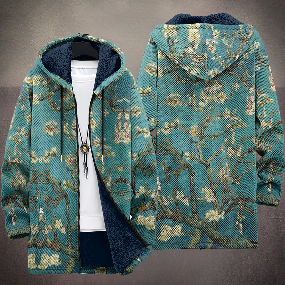 Vincenzo artistiek vest met capuchon