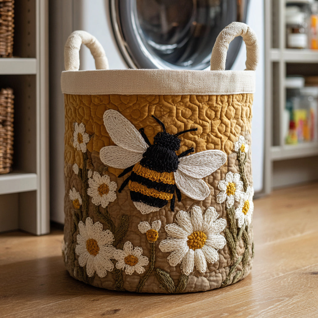 Gequilte mand | Bijen en madeliefjes