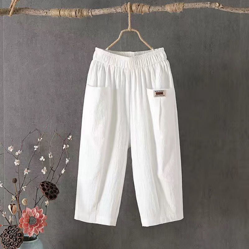 【Katoen en Lin】Comfortabele Casual Broek