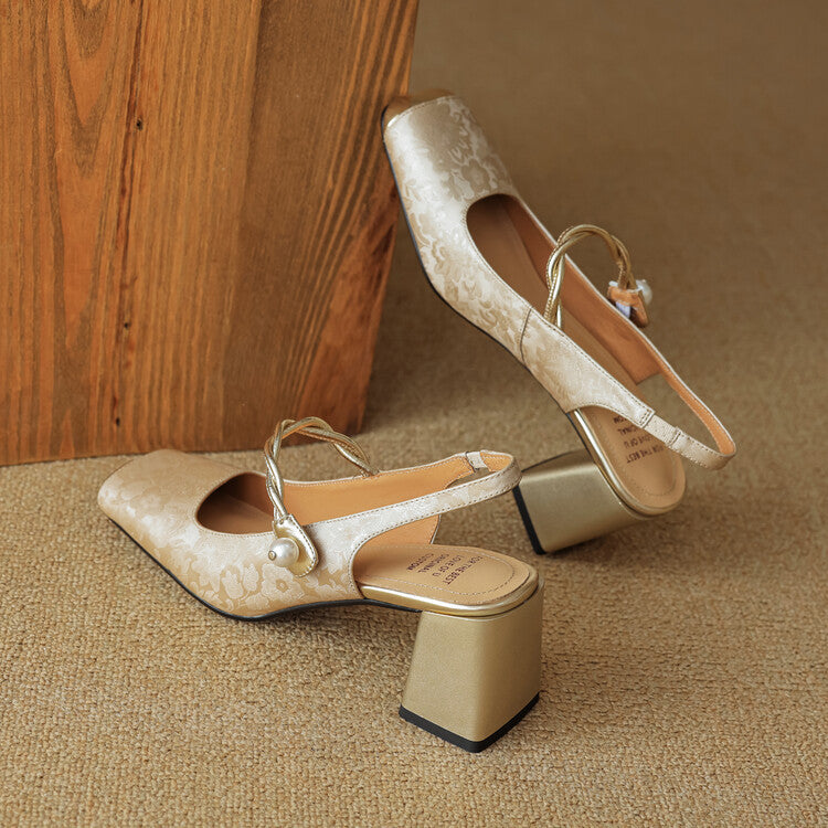 ZELORIA™ | Slingback Heels