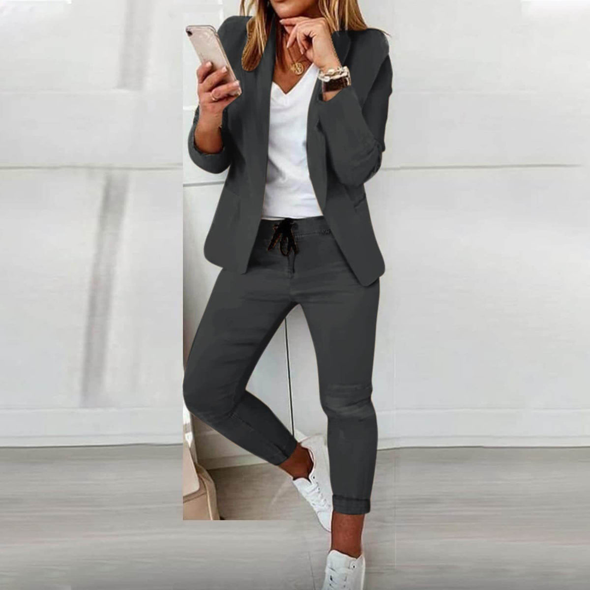 Lila™ | Stijlvolle blazer & broek set