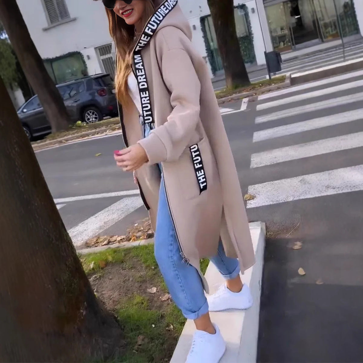 Wieke | Lange hoodie voor dames