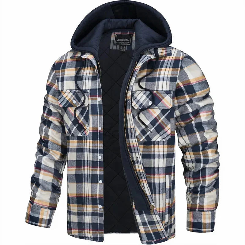 Claudio Warm geruit jack