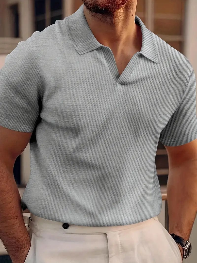 Warren™ | Casual herenpolo zonder knopen