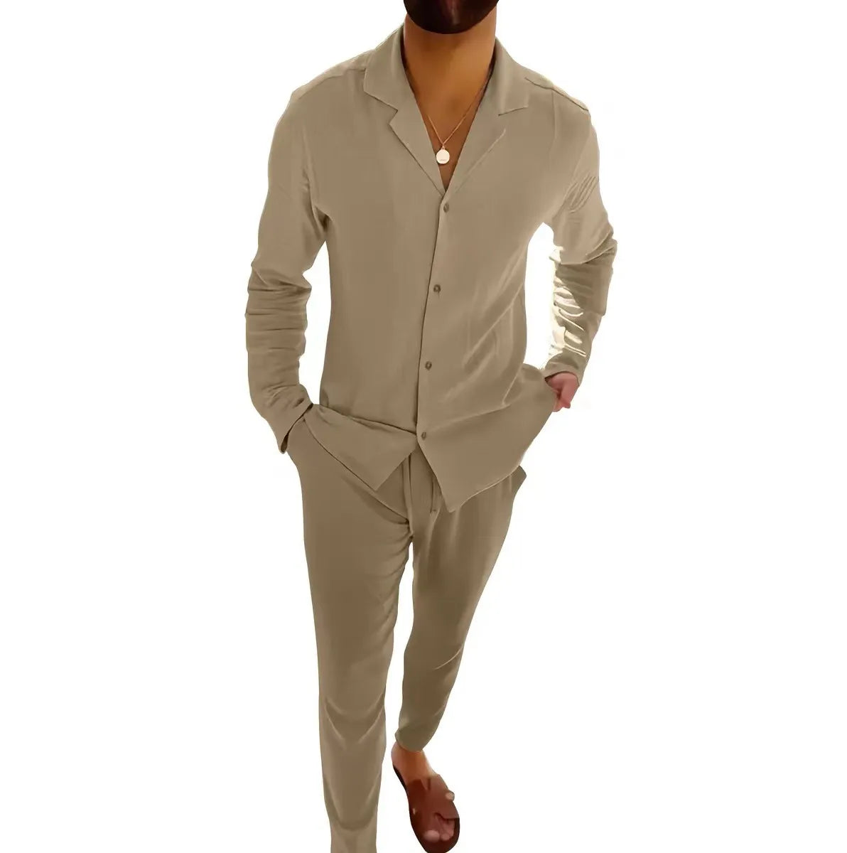 Ruben™ | Luxe set met reverskraag en slim fit broek
