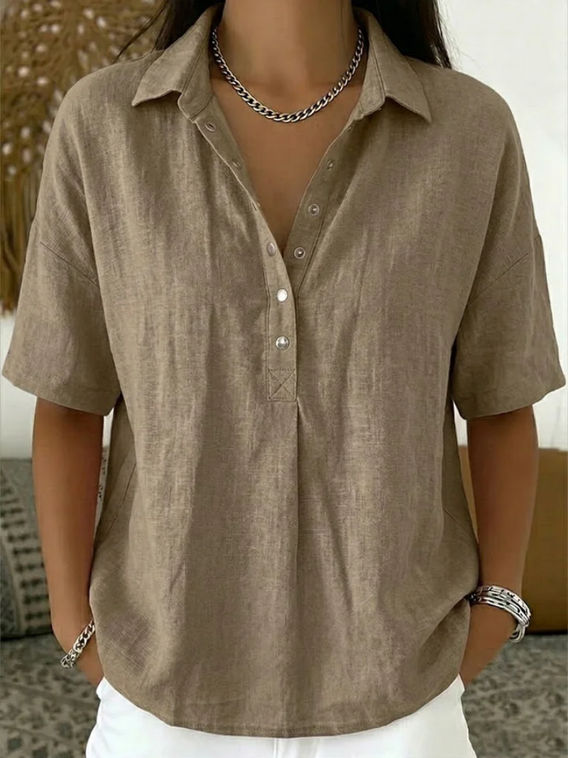 Charlotte | Linnen blouse