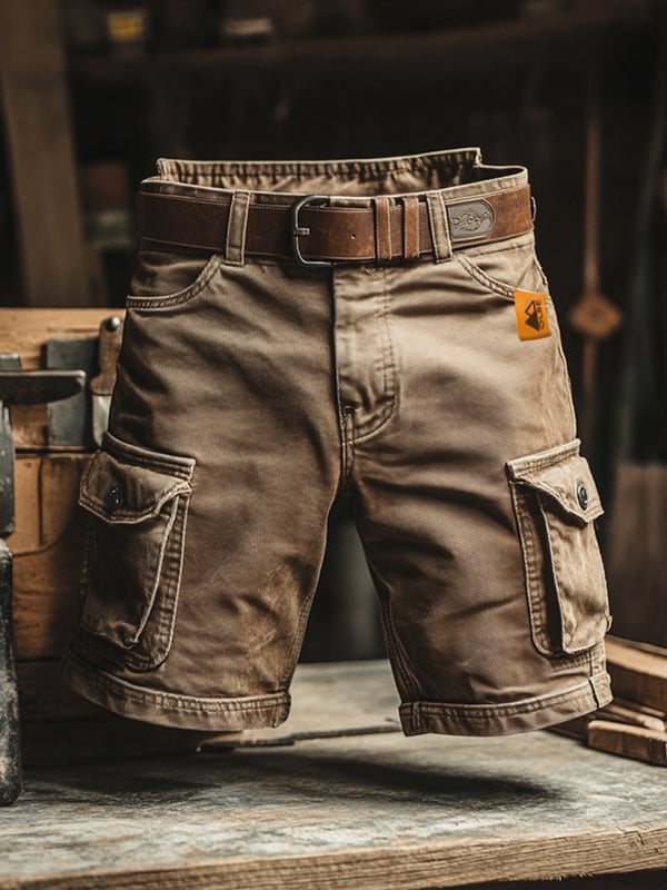 Ralph | Retro cargoshorts met meerdere zakken