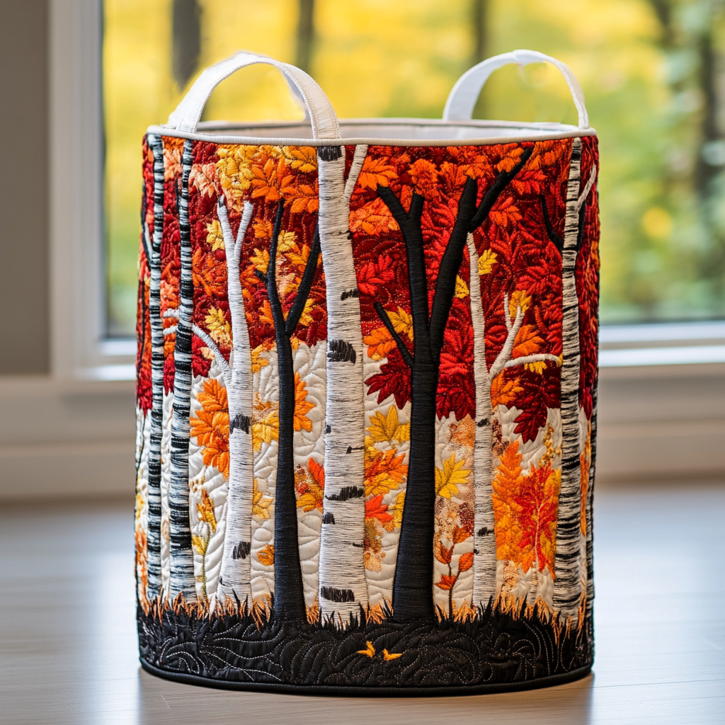 Gequilte mand | Herfstbos
