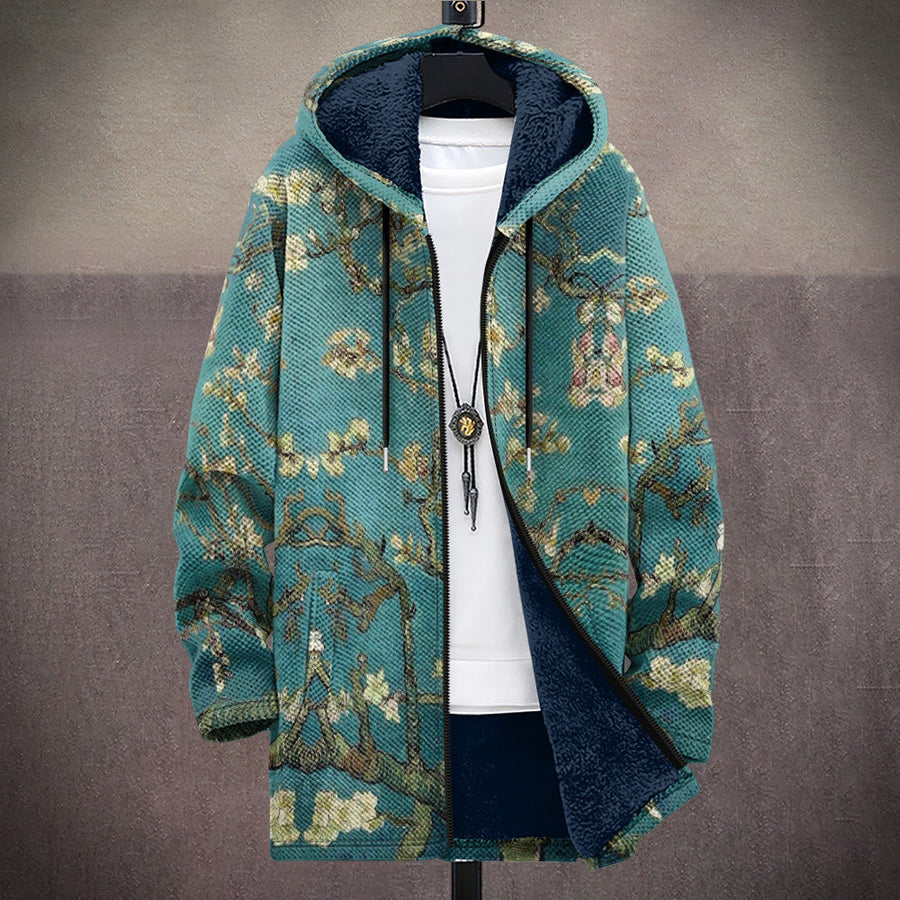 Vincenzo artistiek vest met capuchon