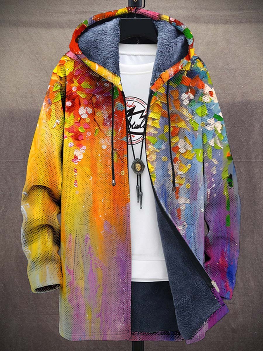 Delia artistiek vest met capuchon