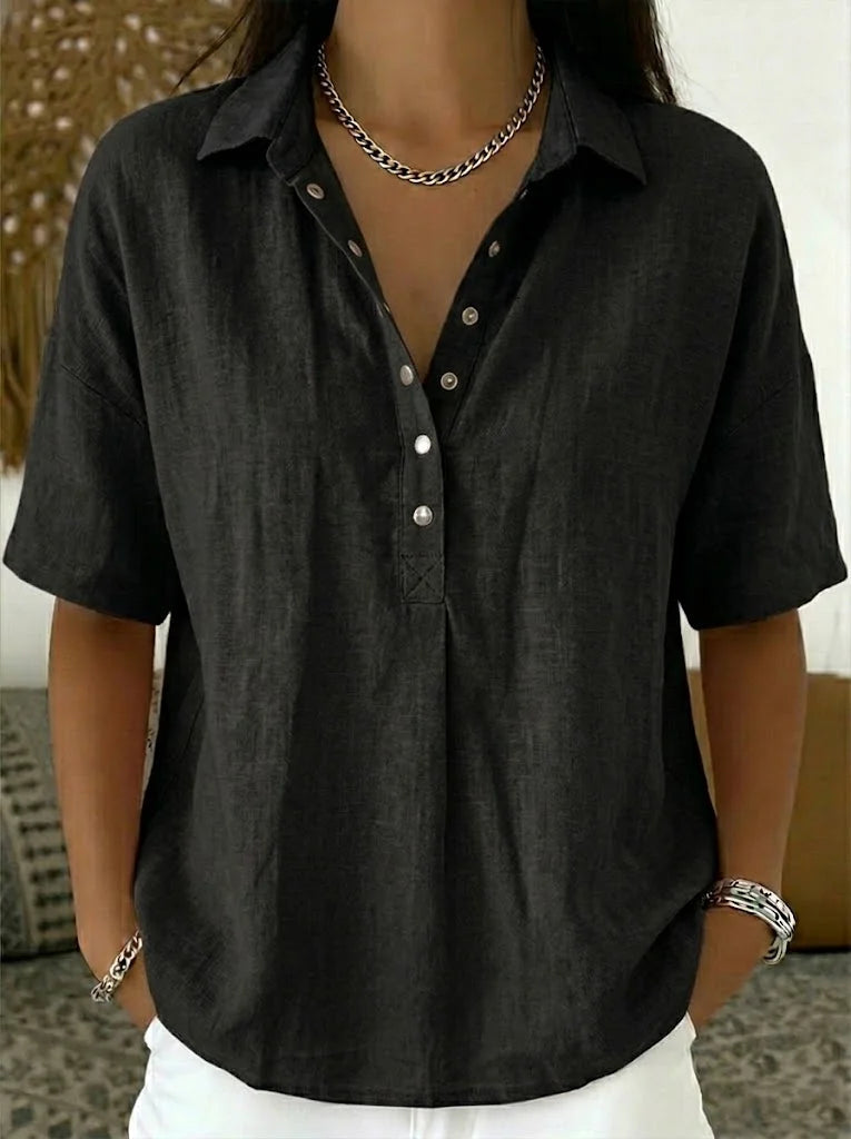 Charlotte | Linnen blouse