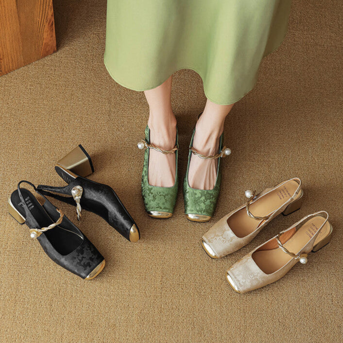 ZELORIA™ | Slingback Heels