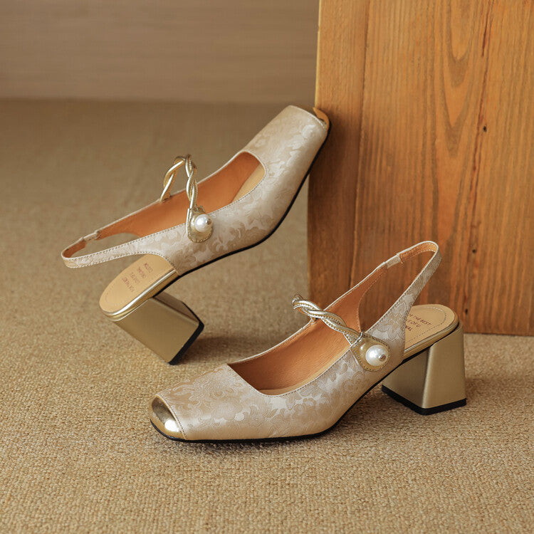 ZELORIA™ | Slingback Heels