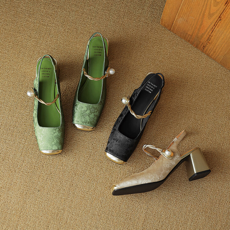 ZELORIA™ | Slingback Heels