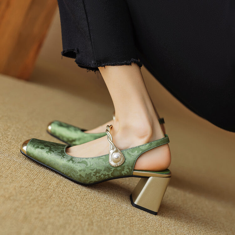 ZELORIA™ | Slingback Heels
