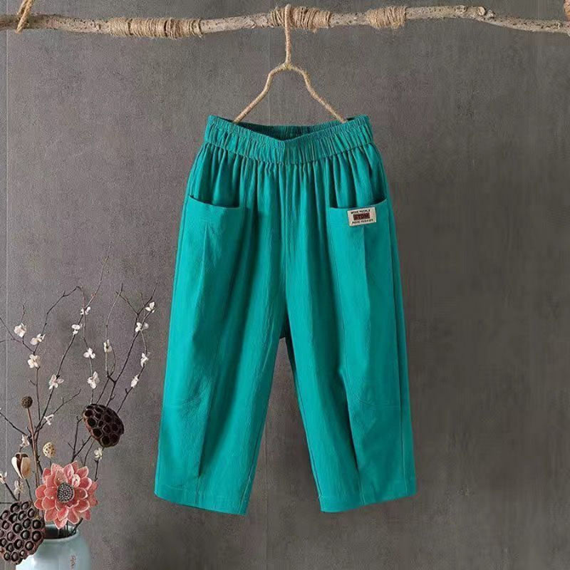 【Katoen en Lin】Comfortabele Casual Broek