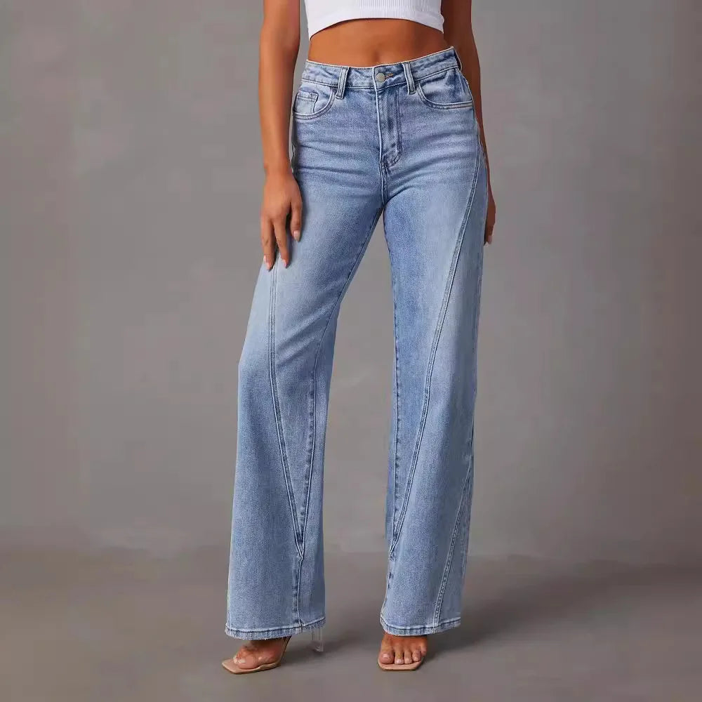 Estra | Jeans met Wijde Pijpen