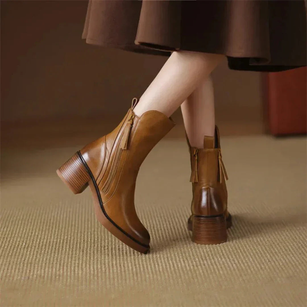 Sophia™ | Elegant Women’s Tall Boots with Zipper
