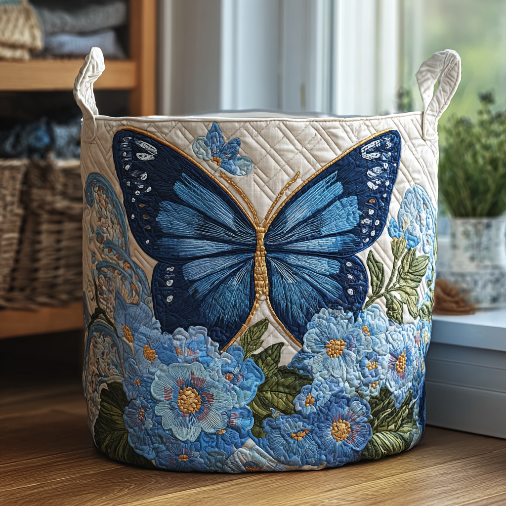 Gequilte mand | Vliegende vlinders