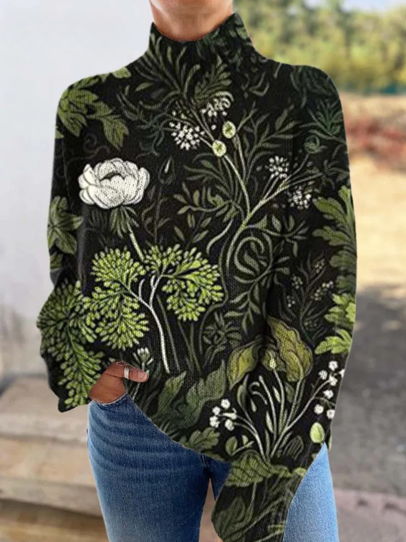 Petra botanische coltrui met bloemen