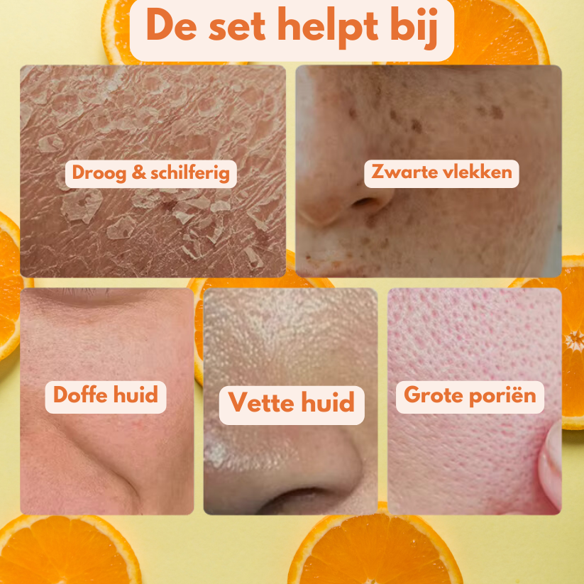 Vitamine C huidverzorging set