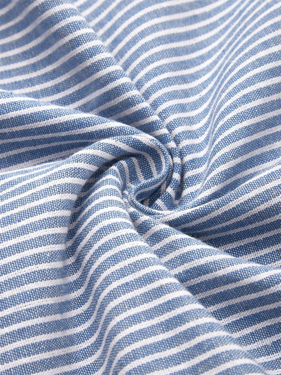 Brienne | Gestreepte midi jurk – moeiteloos comfort