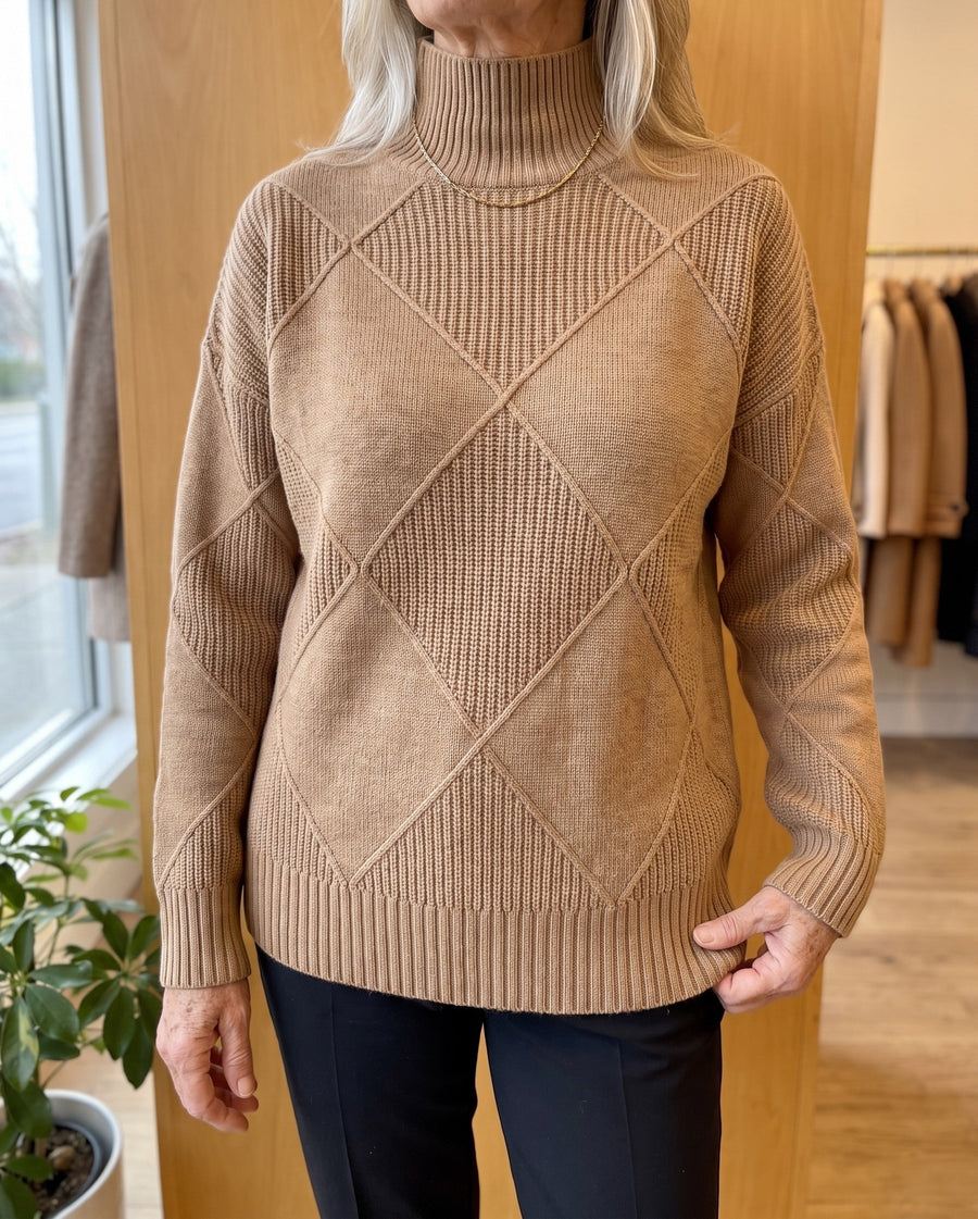 Bette coltrui met ruitbreisel
