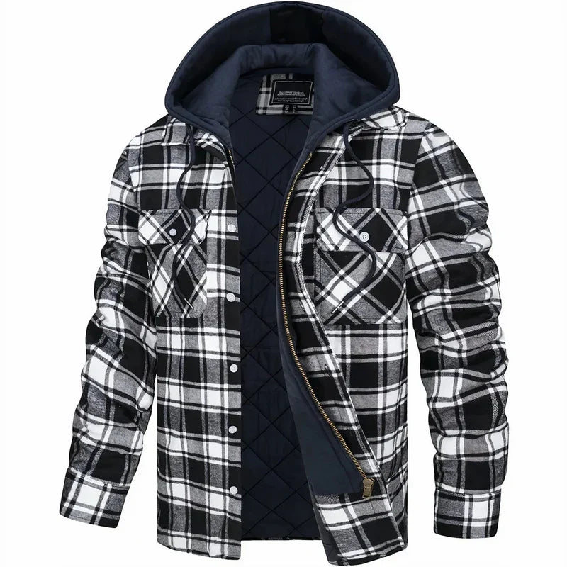 Claudio Warm geruit jack