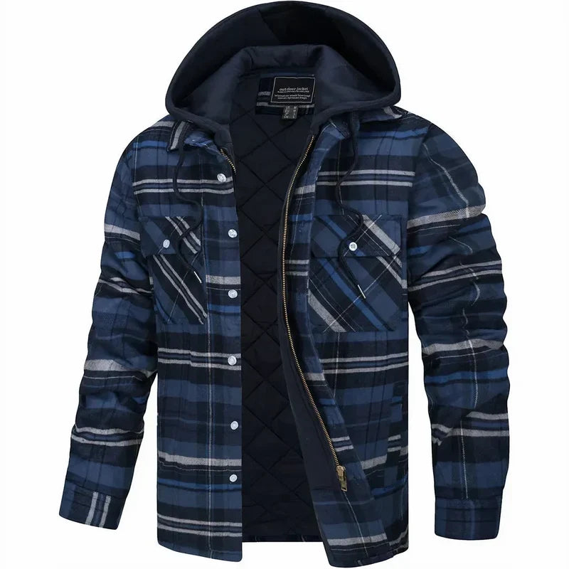 Claudio Warm geruit jack